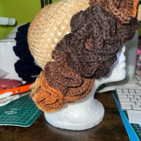 Crochet Ruffle Hat - Picture 6 of 6